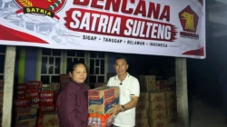 SATRIA Sulteng Gerak Cepat Salurkan Bantuan Logistik untuk Warga Terdampak Gempa M 6,7