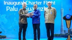 Gubernur Anwar Hafid Resmikan Penerbangan Perdana Rute Palu-Guangzhou