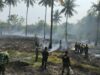 Kebakaran Hanguskan 1 Hektare Lahan di Desa Moutong Barat Parimo